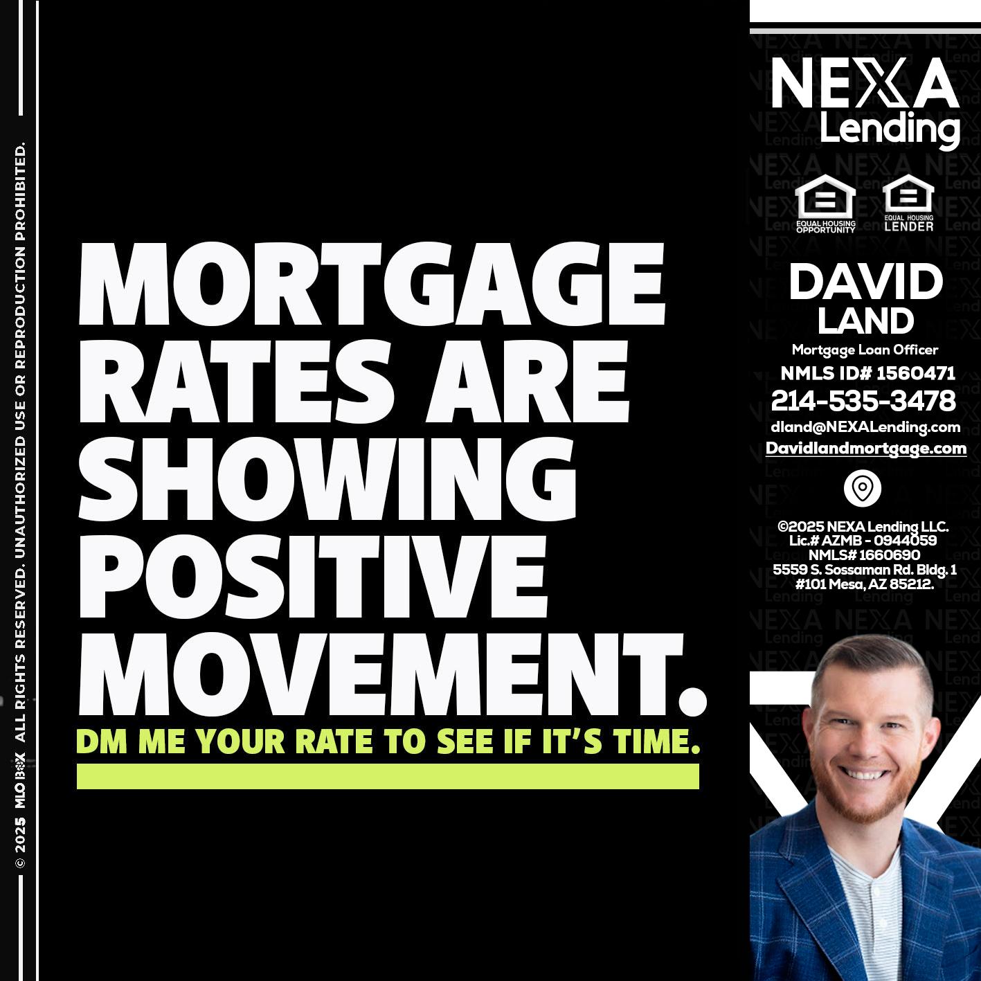 MORTGAGE - David Land -Mortgage Loan Officer
