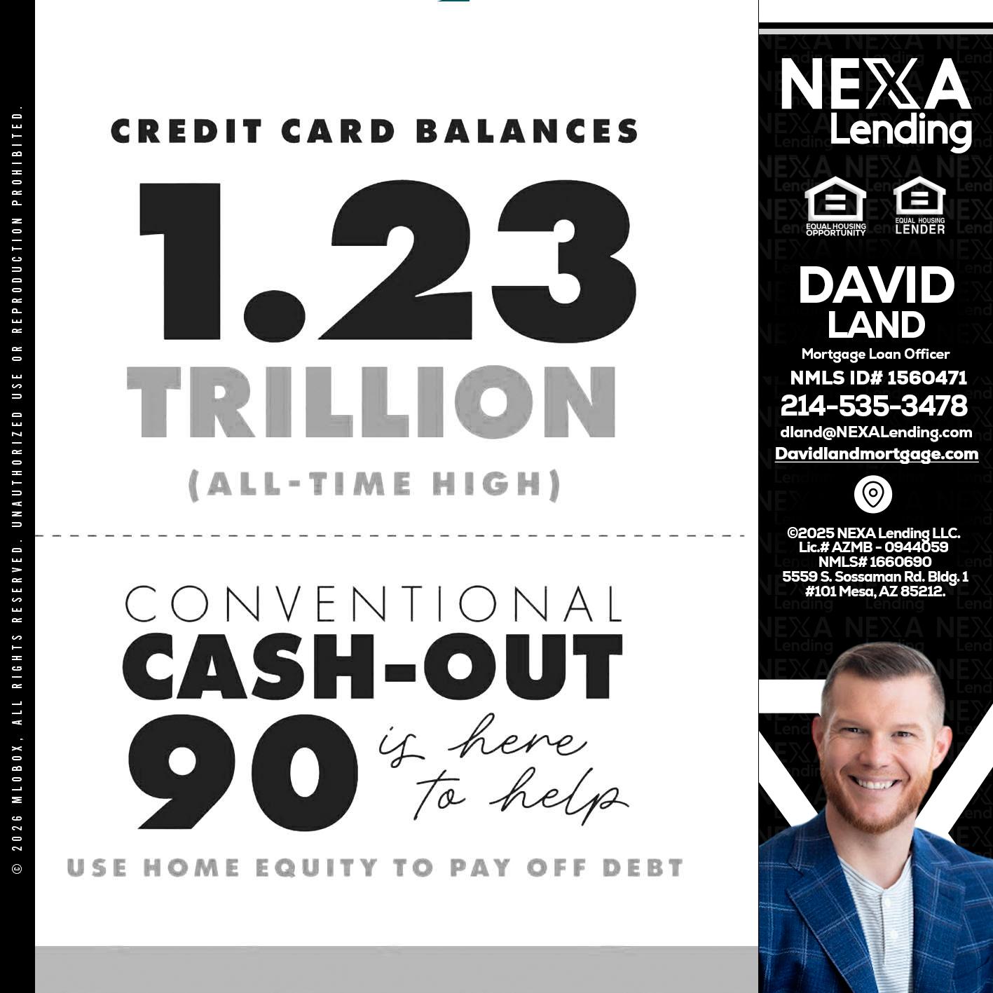 CREDIT CARD BALANCE - David Land -Mortgage Loan Officer