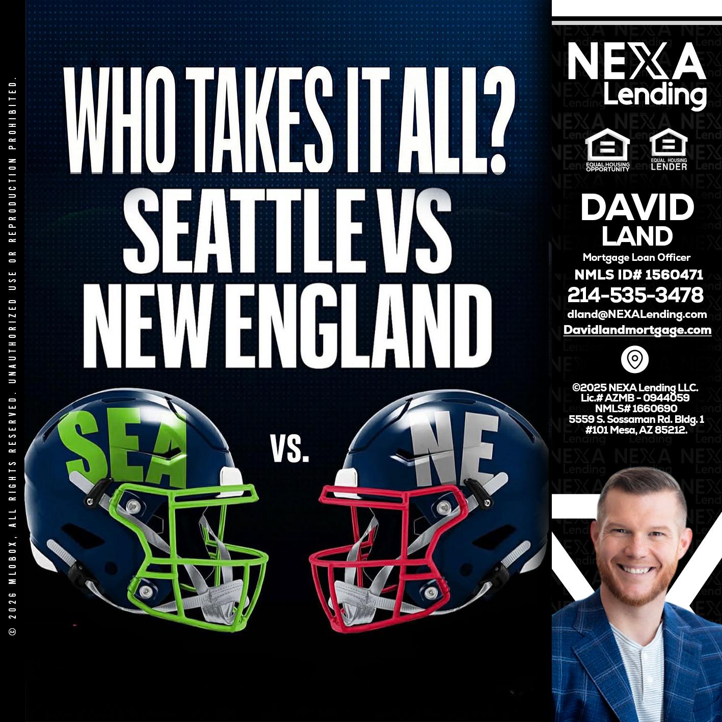 WHO TAKE IT ALL? - David Land -Mortgage Loan Officer