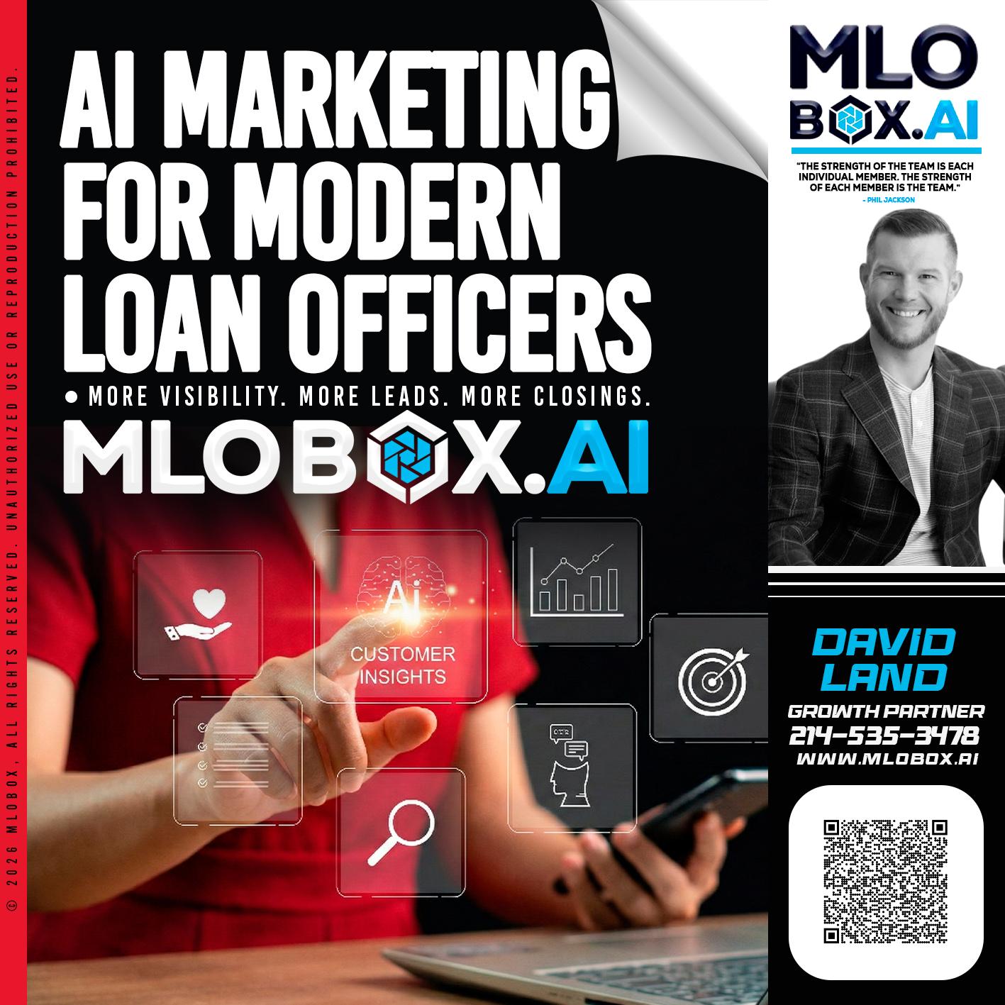 AI MARKETING - David Land -Mortgage Loan Officer