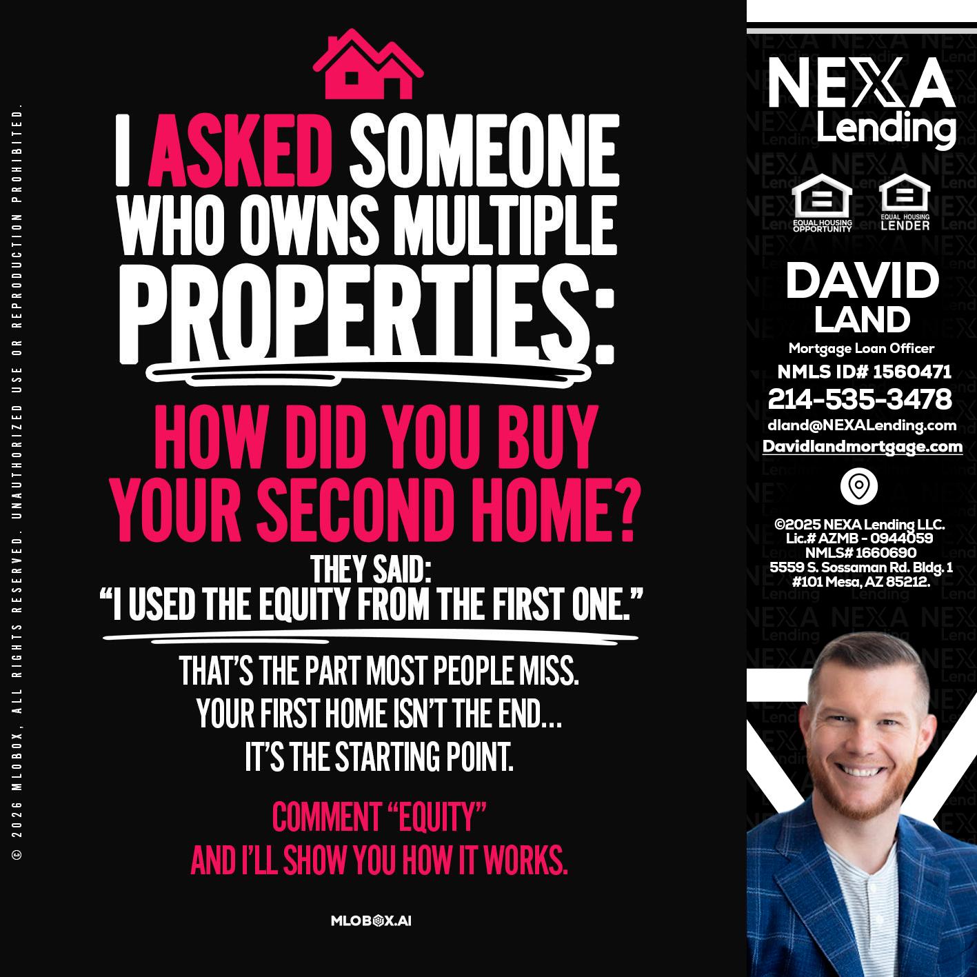 I ASKED SOMEONE - David Land -Mortgage Loan Officer