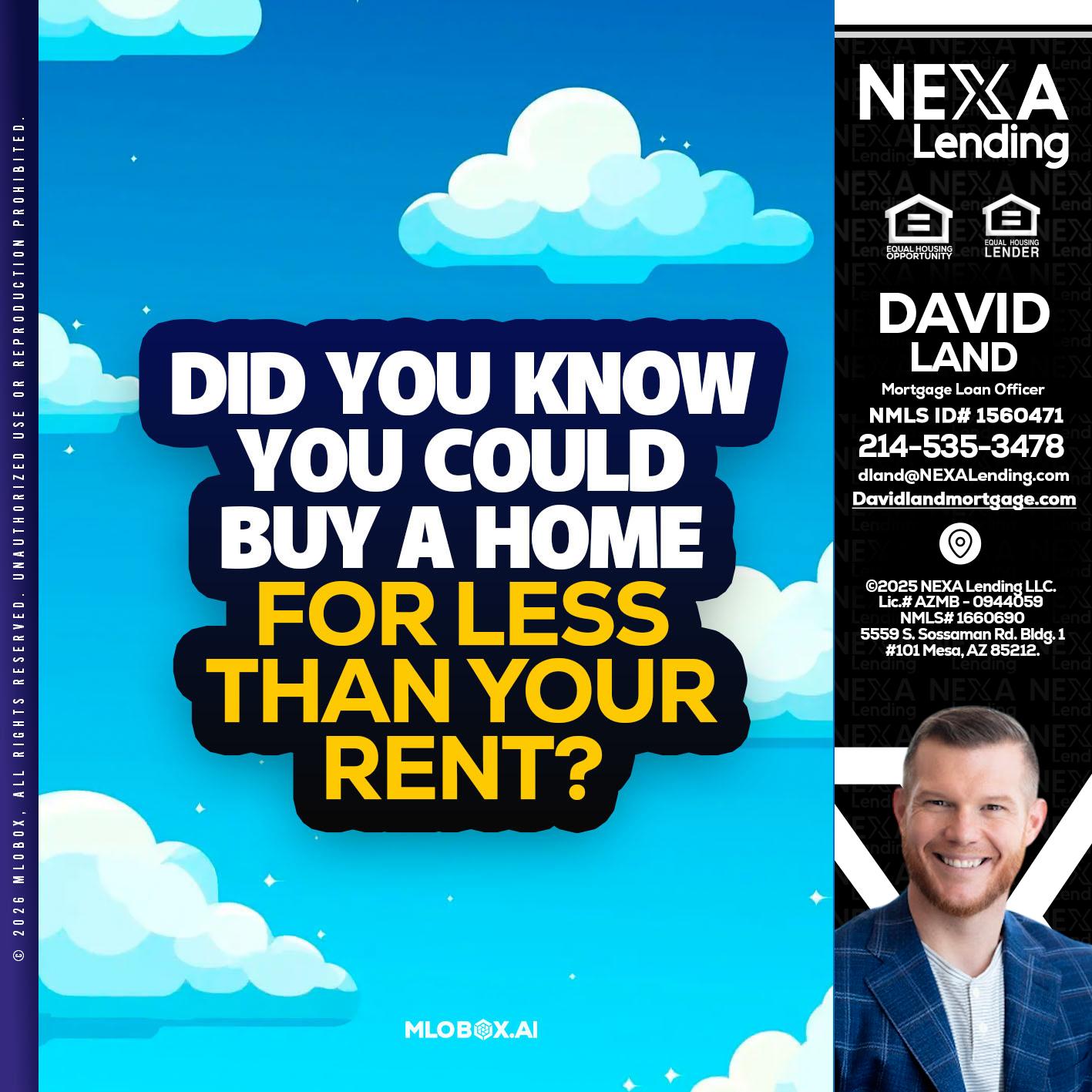 DID YOU KNOW - David Land -Mortgage Loan Officer