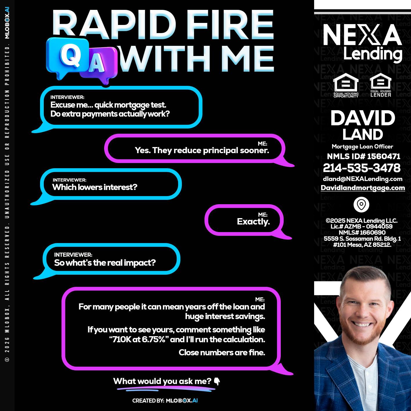 RAPID QA - David Land -Mortgage Loan Officer