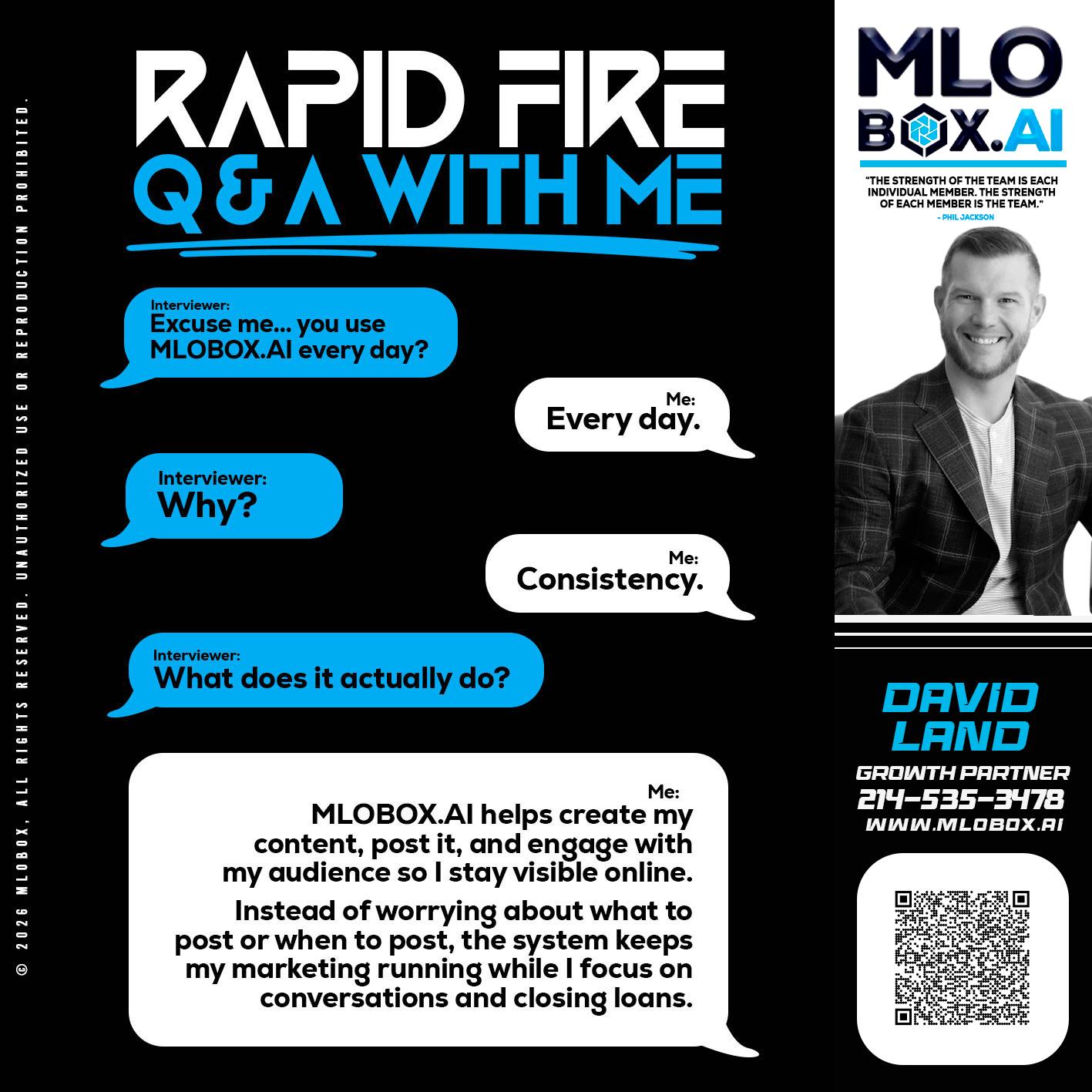 RAPID Q&A - David Land -Mortgage Loan Officer