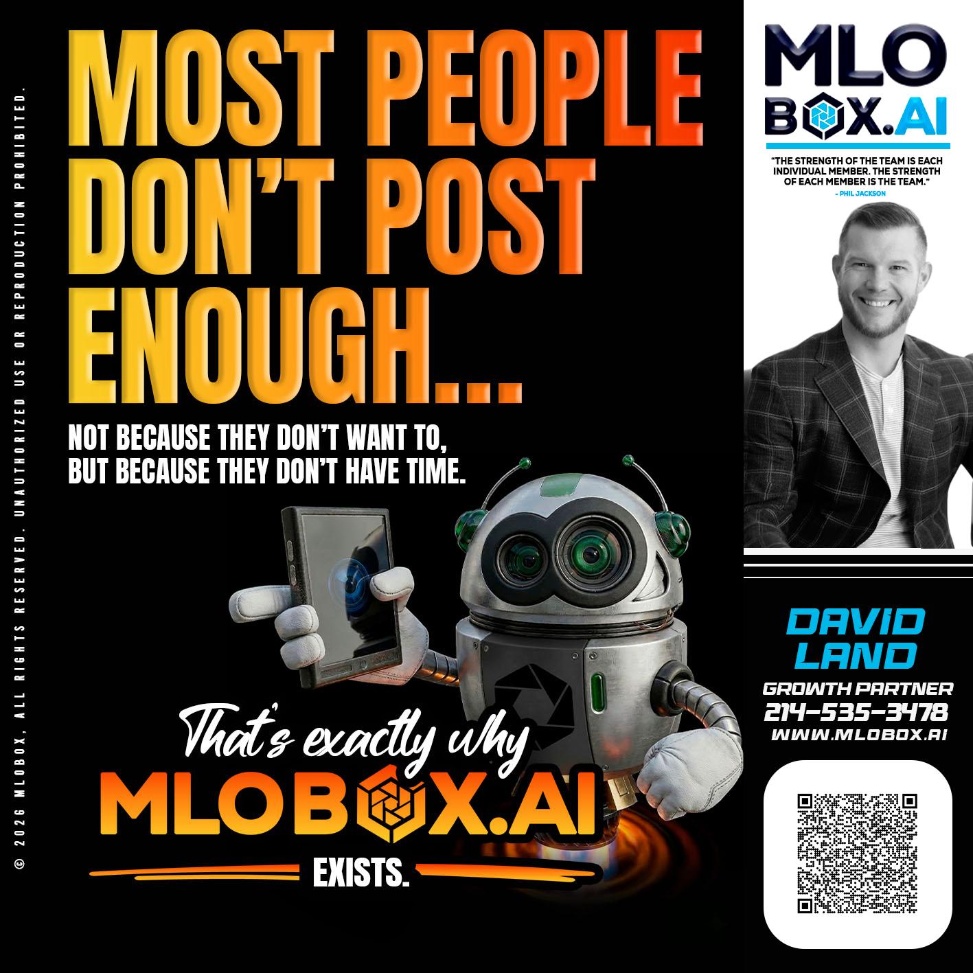 most people - David Land -Mortgage Loan Officer