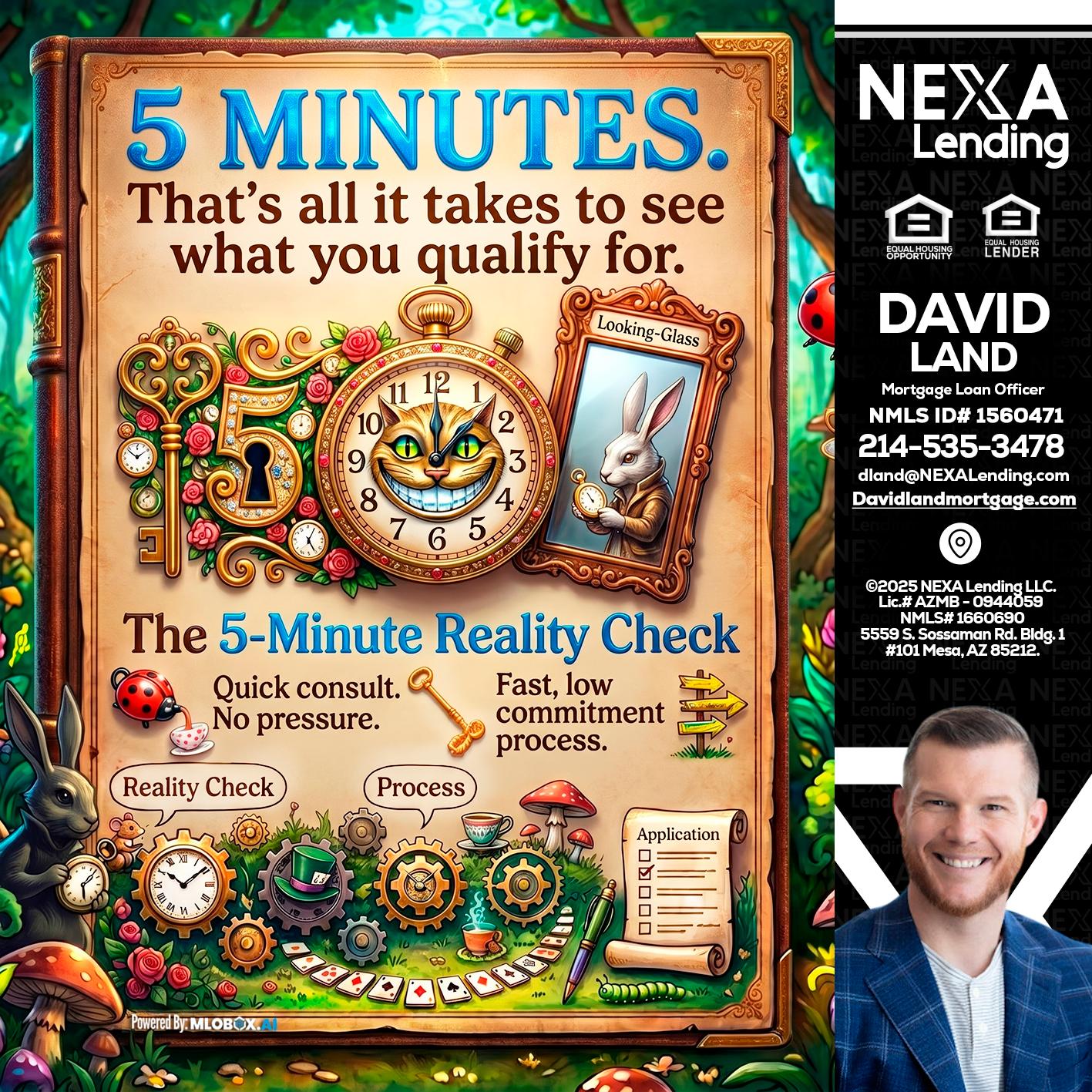 Reality Check! - David Land -Mortgage Loan Officer