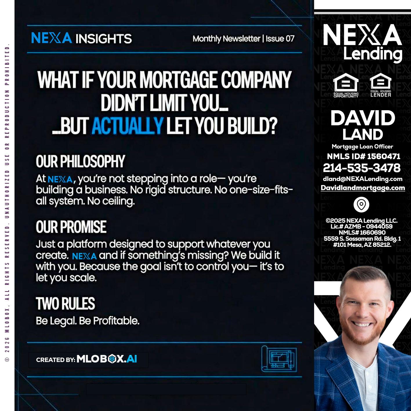 NEXA INSIGHTS - David Land -Mortgage Loan Officer