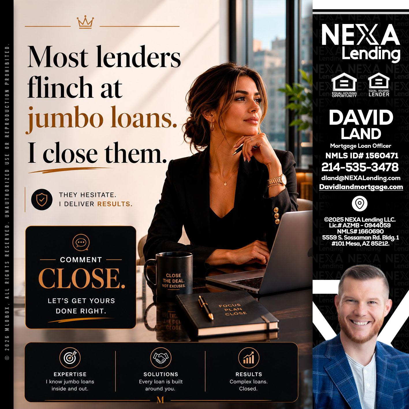 most lenders - David Land -Mortgage Loan Officer