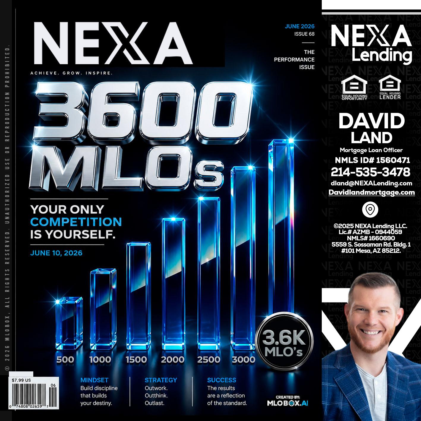 3600 MLOs - David Land -Mortgage Loan Officer