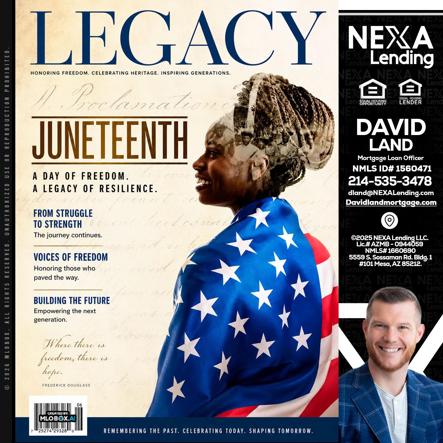 LEGACY - David Land -Mortgage Loan Officer