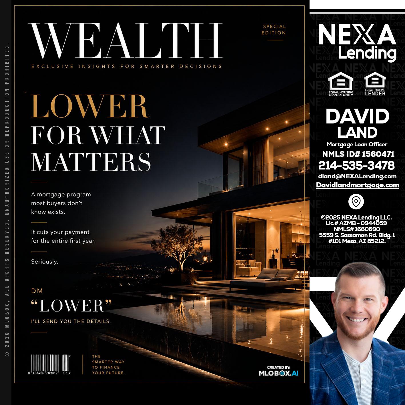 WEALTH - David Land -Mortgage Loan Officer