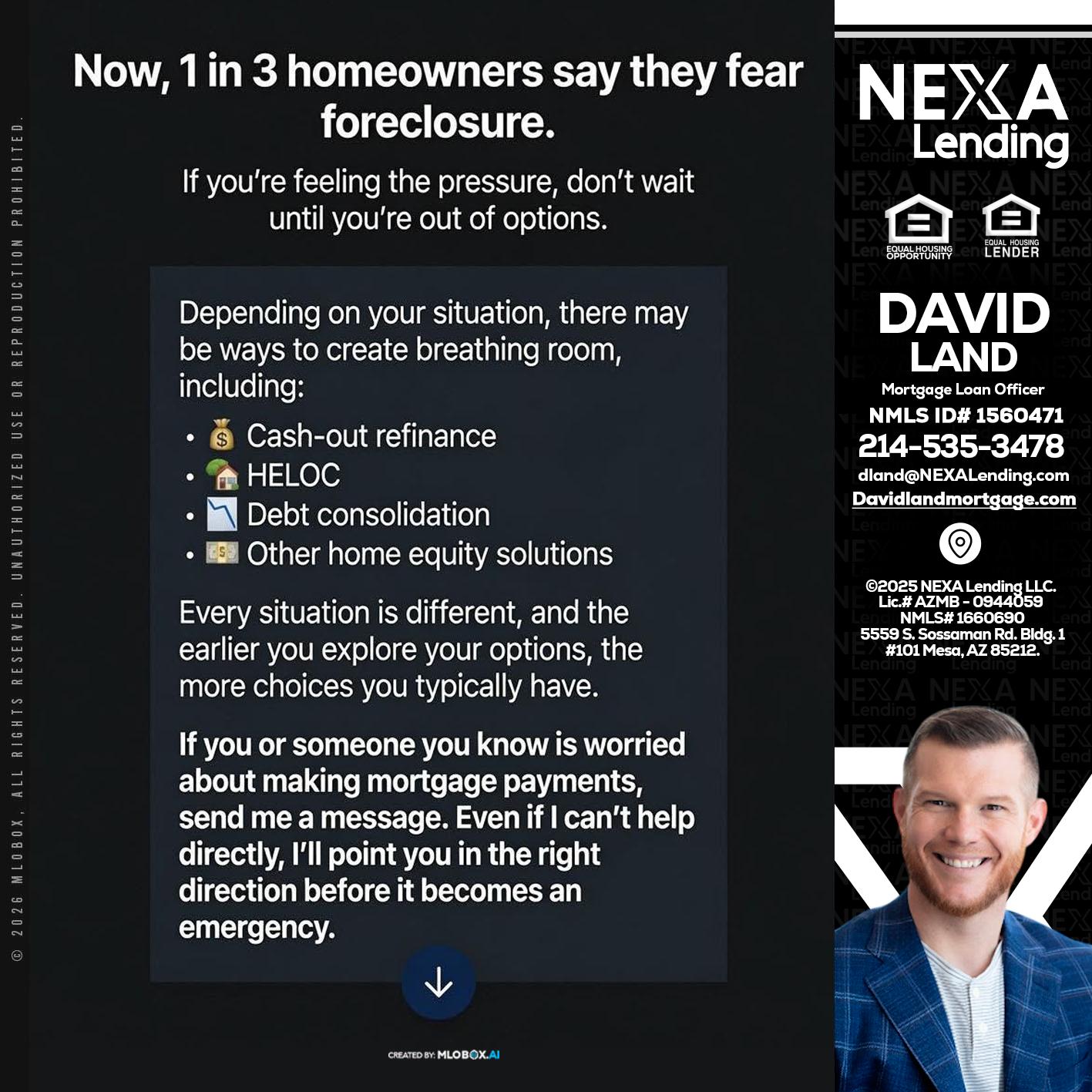 NOW - David Land -Mortgage Loan Officer