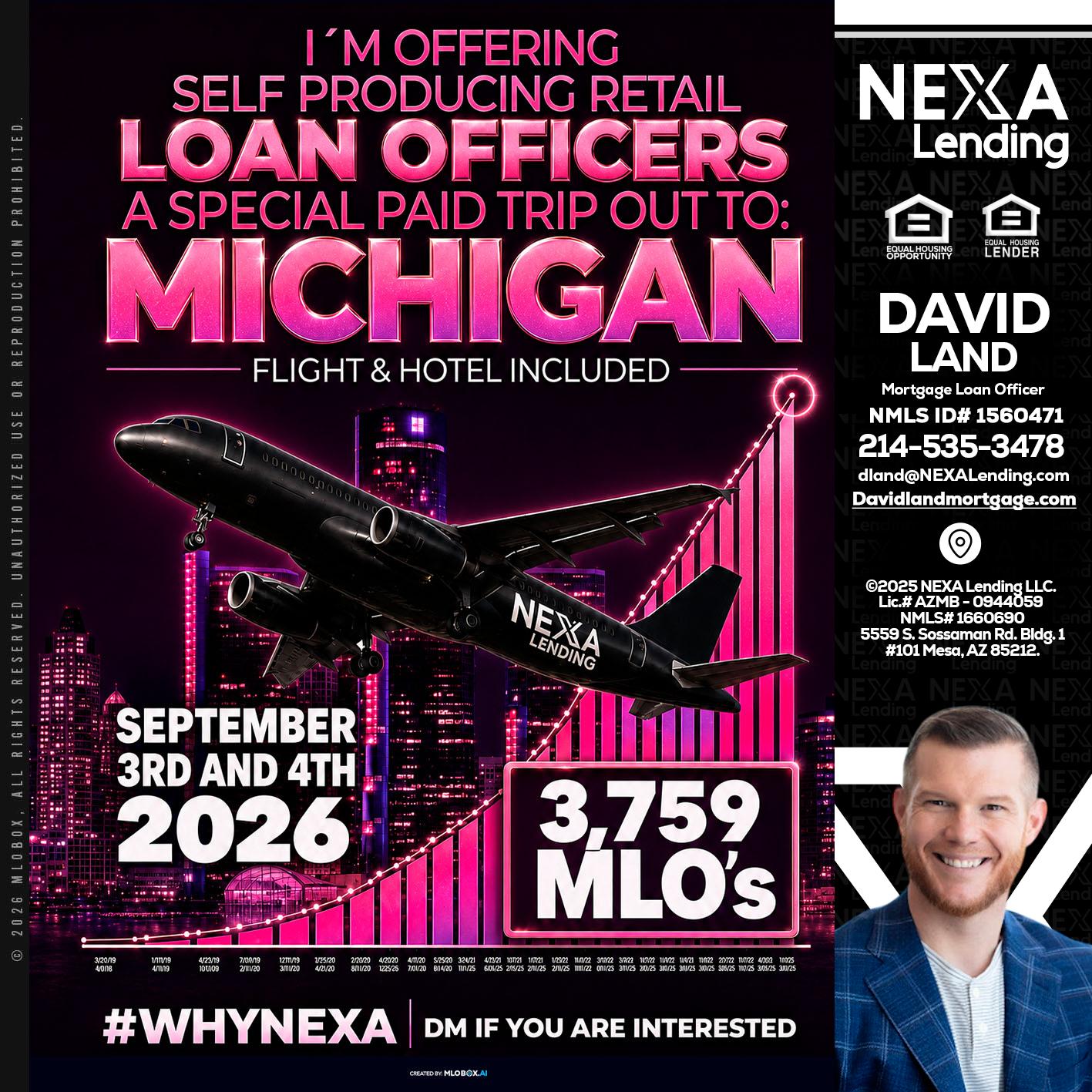 MICHIGAN TRIP - David Land -Mortgage Loan Officer