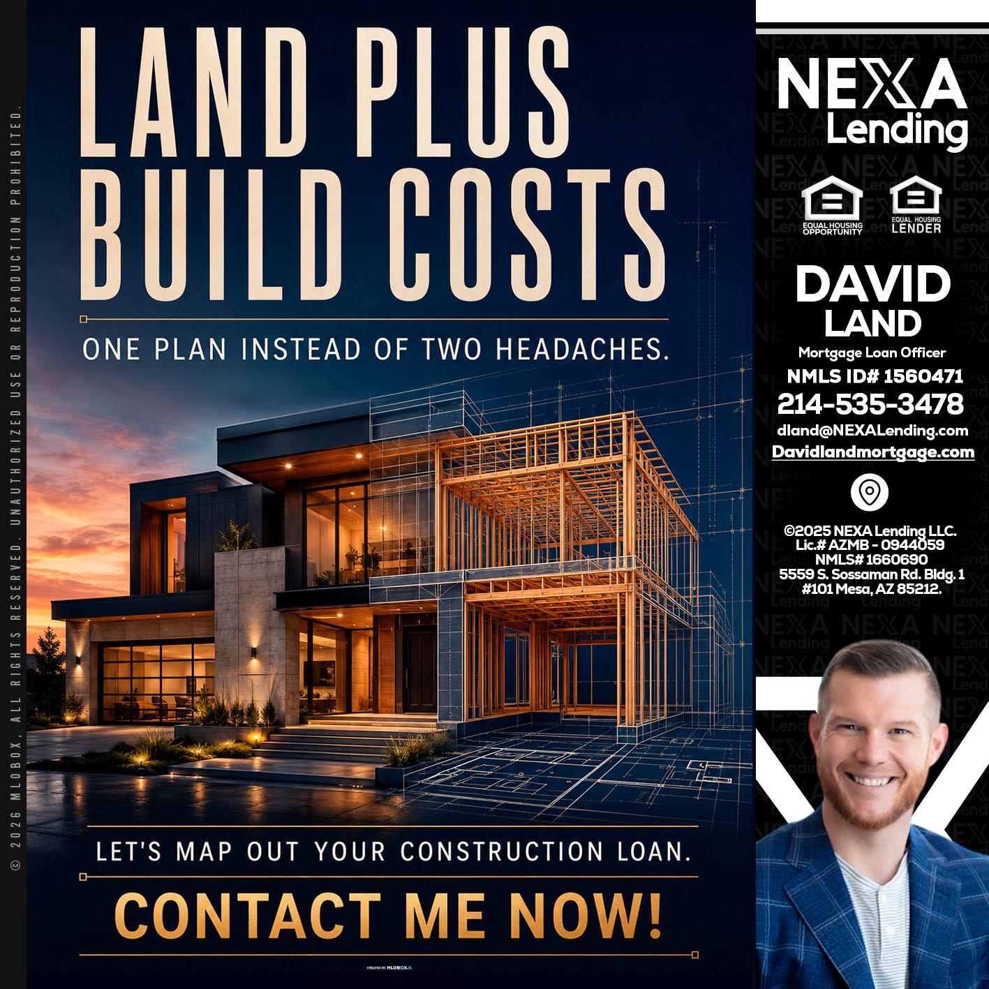 LAND PLUS - David Land -Mortgage Loan Officer