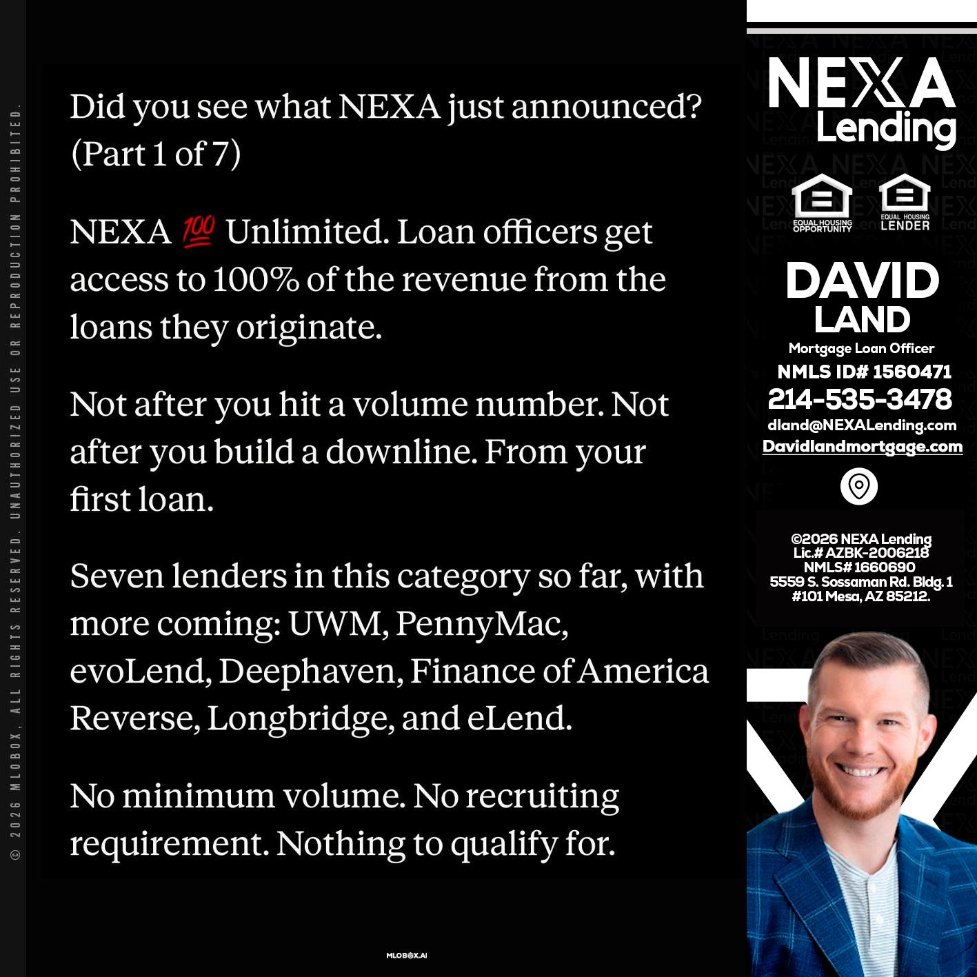 DID YOU KNOW - David Land -Mortgage Loan Officer