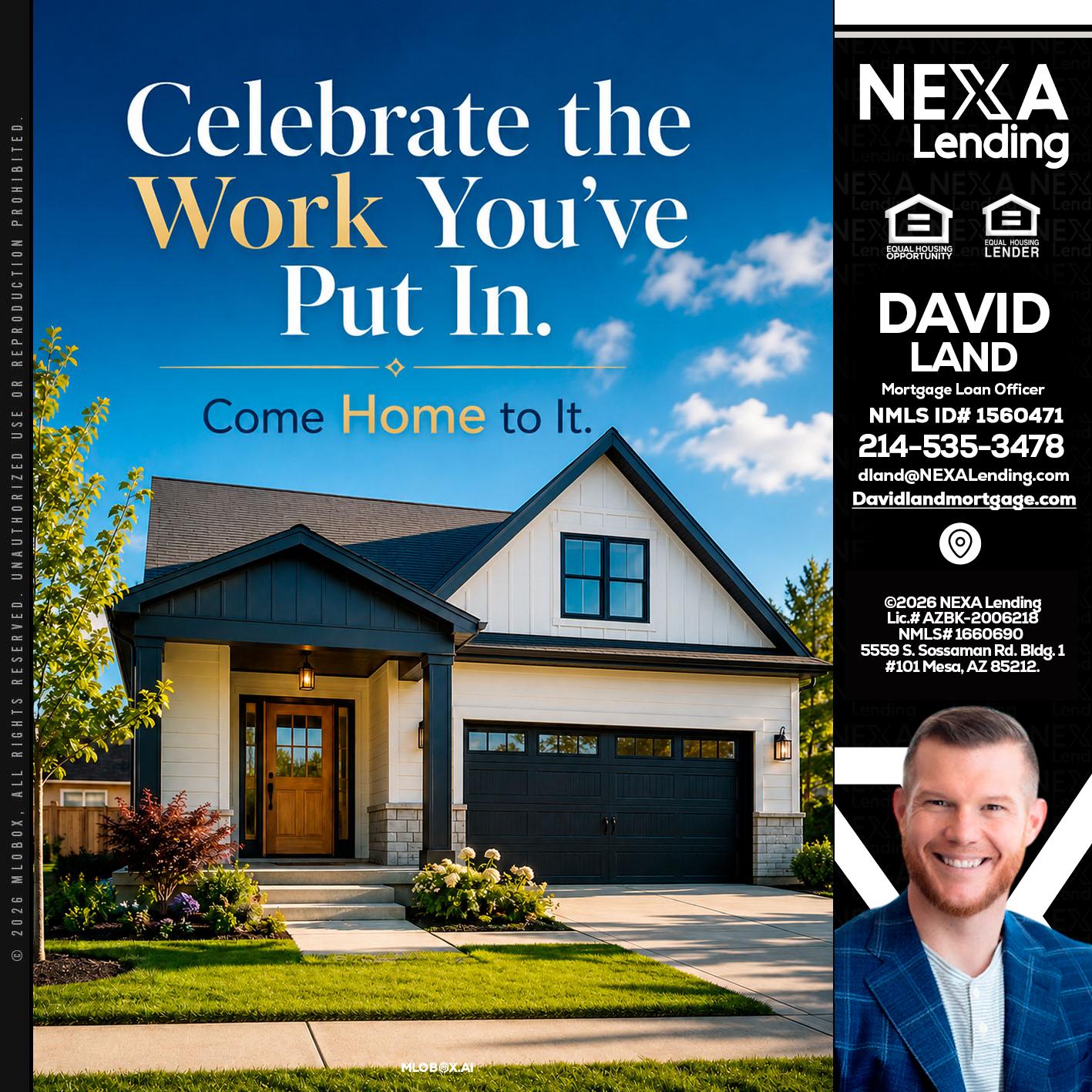 celebrate Labor Day - David Land -Mortgage Loan Officer